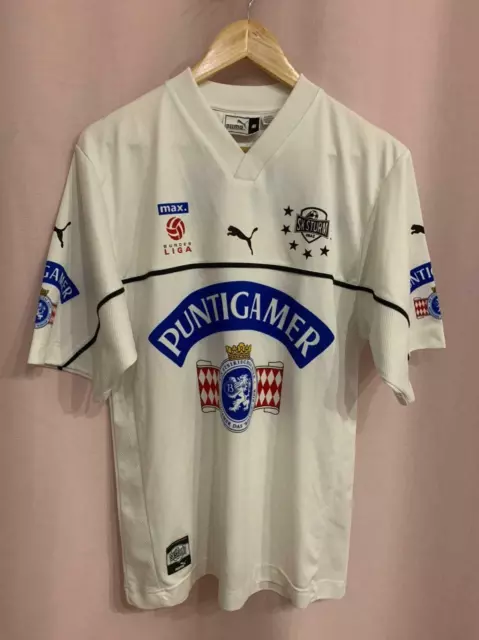 Sk Sturm Graz Austria 2001/2002 Home Football Shirt Jersey Trikot Size M Puma