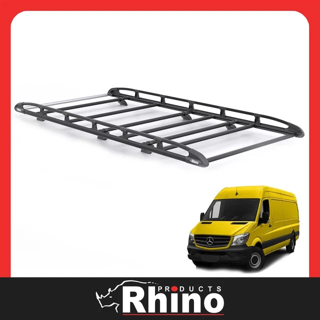 MERCEDES SPRINTER ROOF Rack for SWB, High Roof Rhino KammRack (Black) £