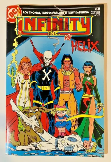 Infinity Inc. #17 (1985) (8.5) - Key Issue! 1st appearance of Helix!