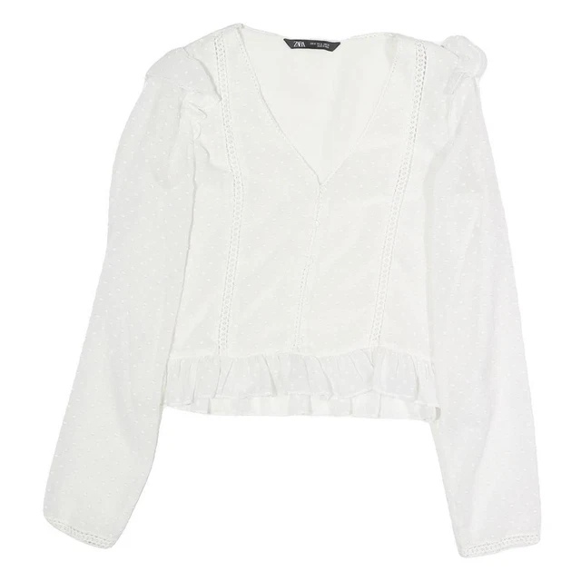 Top Donna Maniche Lunghe Sexy Trasparente - Camicetta Elegante Y2K Crop