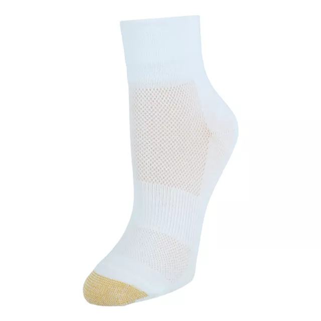 New Gold Toe Women's CoolMax Quarter Ankle Socks (Pack of 3)