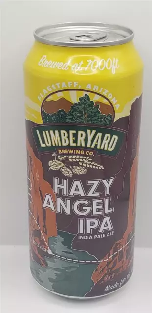 Craft Beer Can Lumberyard Brewing Company Hazy Angel IPA Grand Canyon India Pale