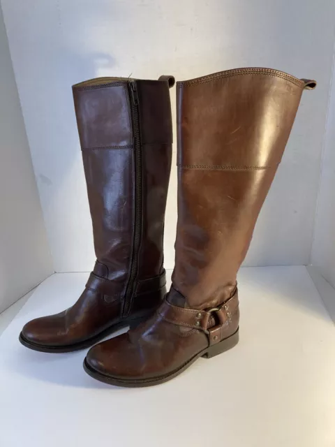 Frye extended online calf boots