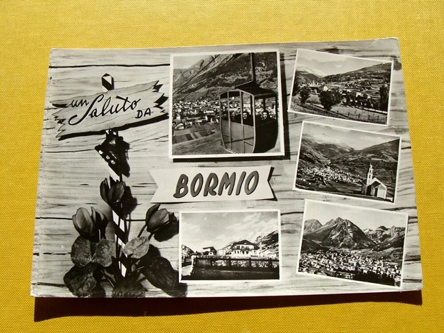 (FG.AA) Saluti da BORMIO - VEDUTE VEDUTINE (vg 1961, ed. Sosio)