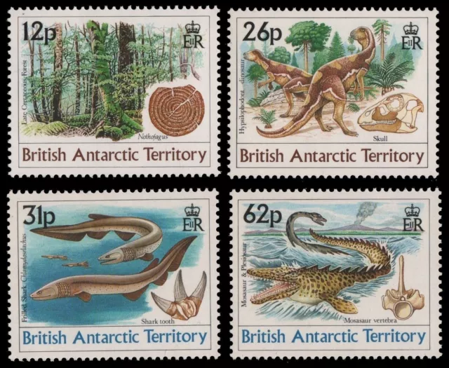 BAT / Brit. Antarktis 1991 - Mi-Nr. 173-176 ** - MNH - Dinosaurier / Dinosaurs