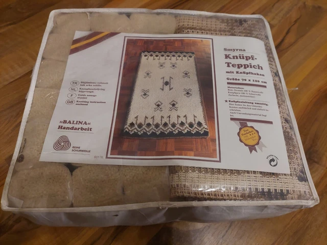 4. knüpfteppich komplett Weiß