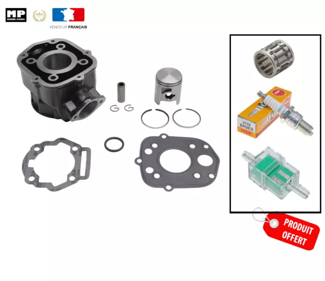 Pack Cylindre Piston Joints Cage Bougie Filtre  Derbi Senda 50 Euro3 2006 ->