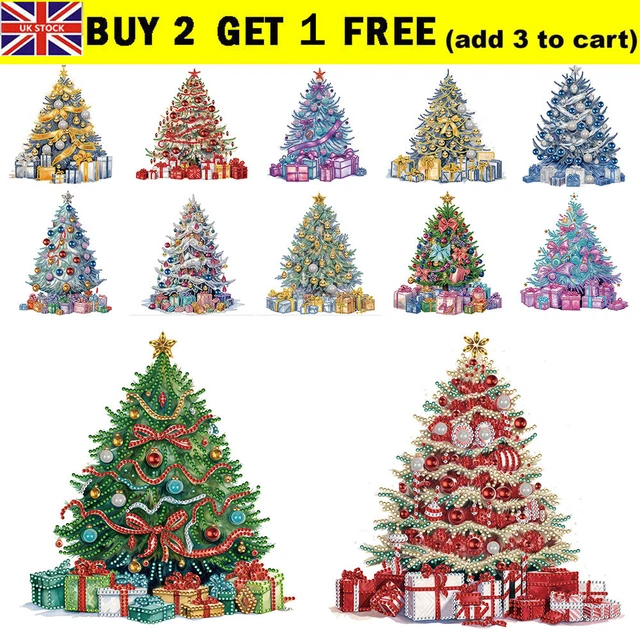 DIY 5D Diamond Painting Xmas Cross Stitch Hand Embroidery Art Decor Crafts Kit