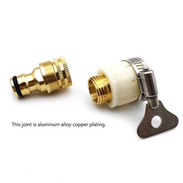 Car Garden Water Hose Pipe Kitchen Faucet Tap Connector Mixer Hose Adapter 3