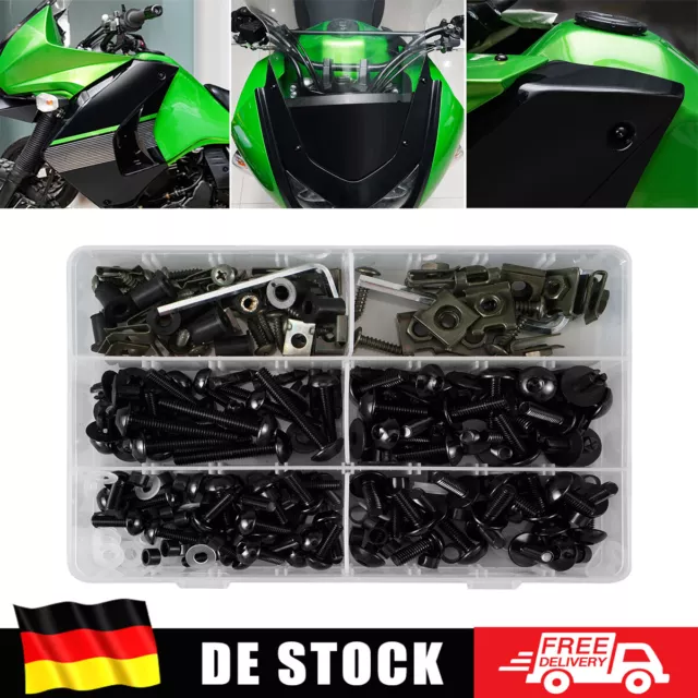 Motorrad Karosserieschraubensatz für Kawasaki Ninja ZX10R ZX12R ZX6R ZX7 ZX9R