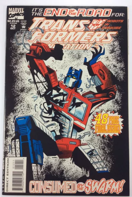 Transformers Generation 2 #12 Key Final Issue Marvel 1994