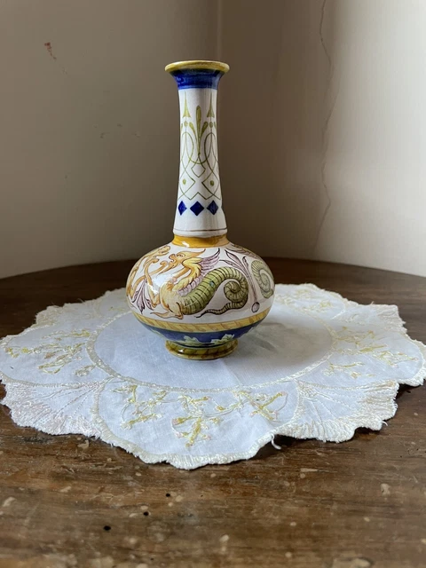 Bottiglia  In Ceramica Manifattura Ginori Firenze