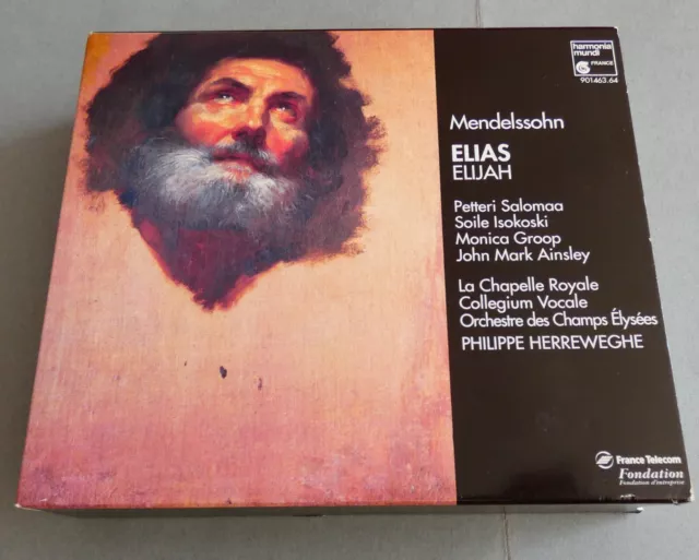 Coffret 2 Cd Box Classique Felix Mendelssohn Bartholdy Elias Elijah