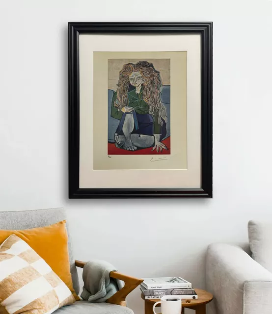 Picasso Hand-Signed Original Lithograph Print COA and $3,500 Appraisal Included.