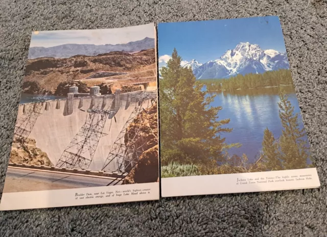 Two Vintage Union Pacific Railroad Menus Christmas 1948