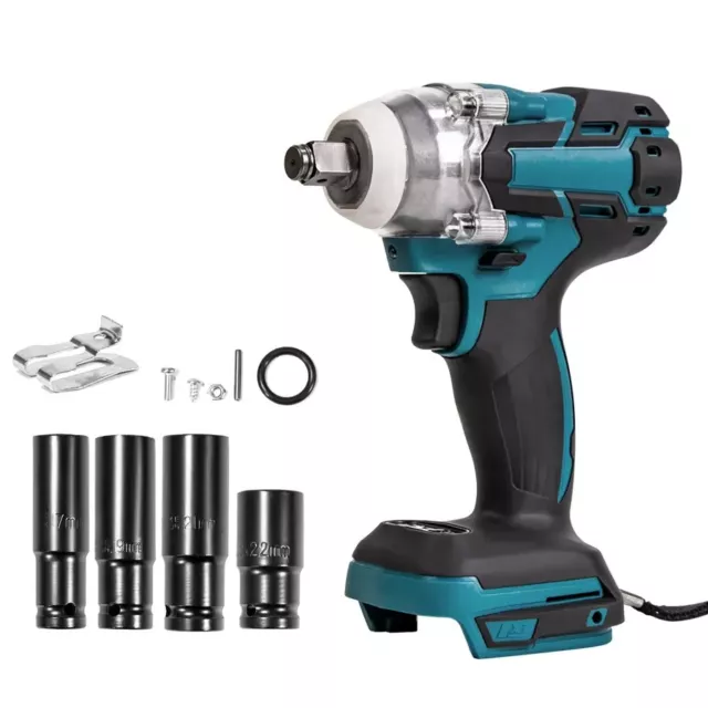 Clé à choc électrique compatible batterie Makita 18V avec accessoires petit prix