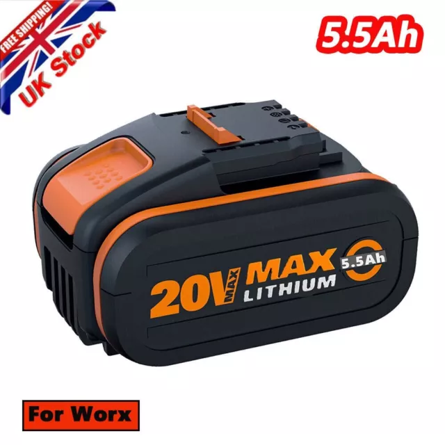 Pack of 2 WORX WA3551.1 18V/20V MAX 2.0Ah Powershare Battery Packs