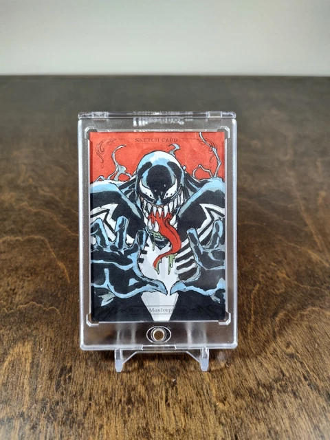 2018 Marvel Masterpieces Corbin Delaney 1/1 Art Sketch Card Venom