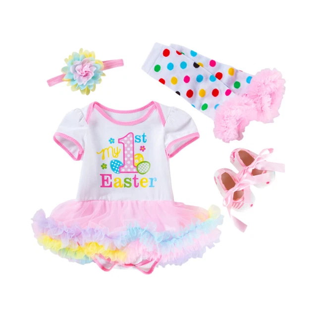 Costumi di Carnevale bambina bambina manica corta bunny abito gonna 2