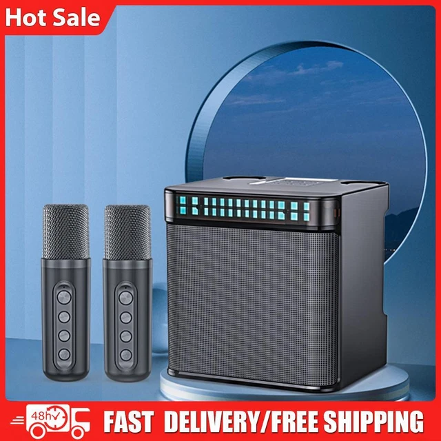 KTV Karaoke Machine Outdoor Karaoke with Dual Microphone Home Singing Equipment
