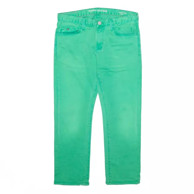 Jeans dritti Tommy Hilfiger da uomo verdi Hudson W33 L27