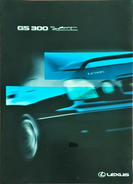 Lexus GS300 Sport Brochure 1998