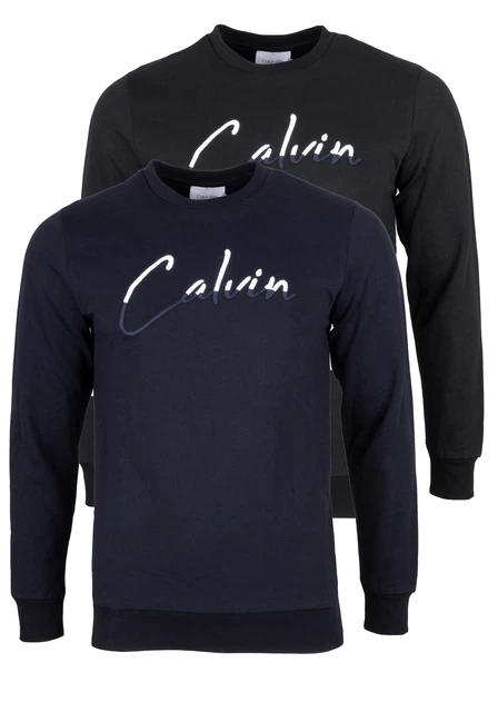 Calvin Klein Herren Sweatshirt Center Logo Sweat Pullover