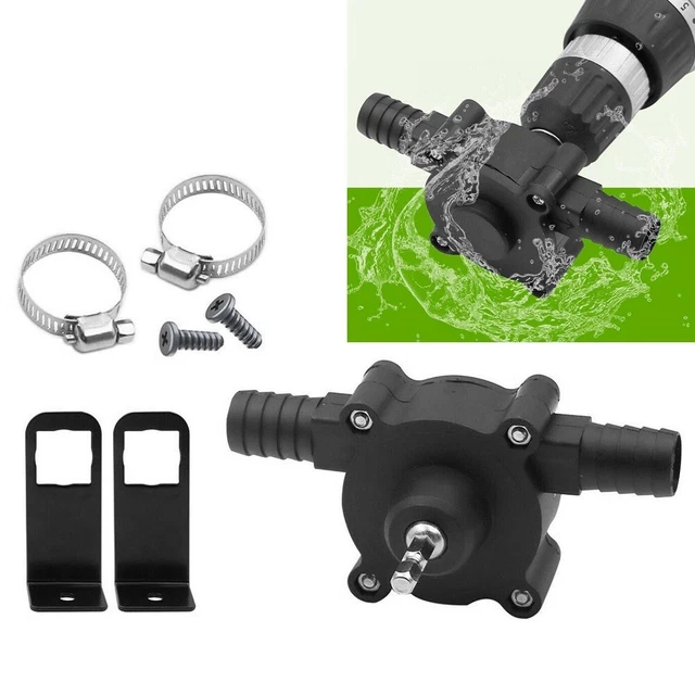 Pompe De Transfert D'Eau 12V 330GPH - Auto-Amorçante, Portable Pour Bateau, Camping, Jardin | Débit 5.5 GPM Hauteur 44 Pieds