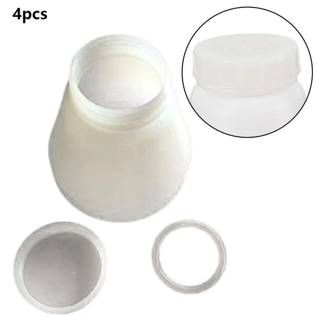 4PC Hopper Cup for Electrostatic Powder Coating System PC02/PC03 Spray Paint Gun