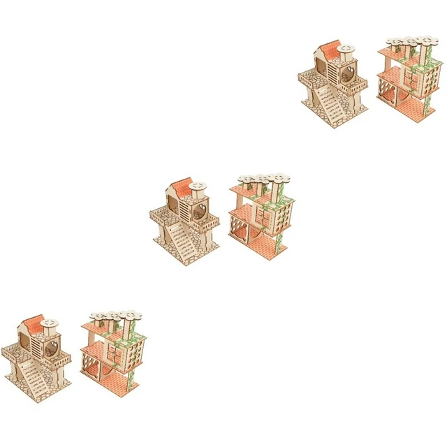 6 pcs Hamster Hideout Hamster Käfig Hamster Käfig Zubehör