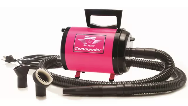 Metrovac Aftd-1K: Air Force Commander Two Speed Dryer - Pink 220V / Uk