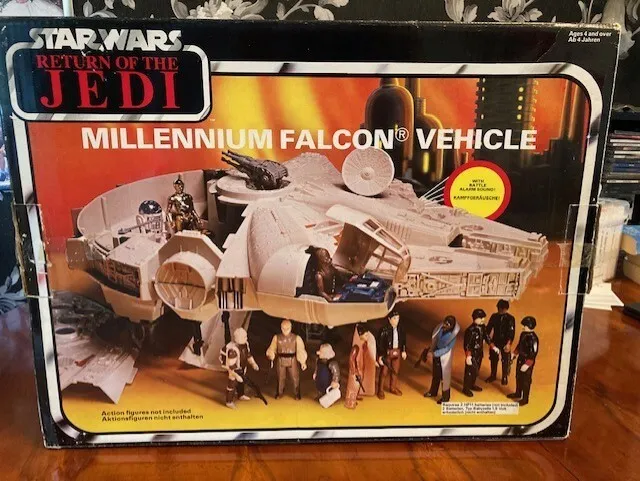 Star Wars Return of the Jedi Millenium Falcon 1983 100% complete with box