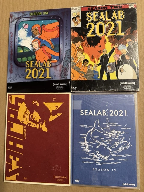 SEALAB 2021: SEASONS [DVD] (4-Pack) Complete Series GOOD