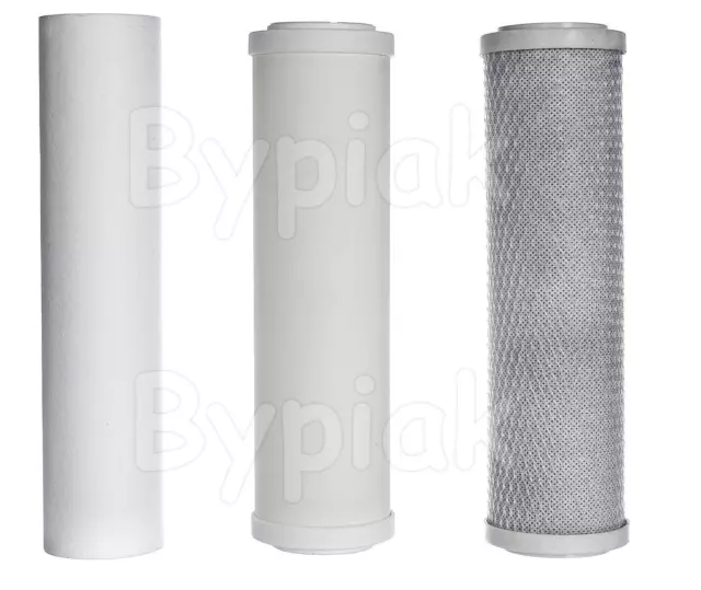 3 Stage Undersink Ceramic Drinking Water Filter Sytsem Replacements 10"