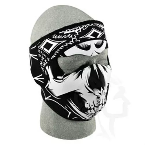 New Gangster Skull Full Neoprene Face Mask Biker Paintball Lethal Threat Biker