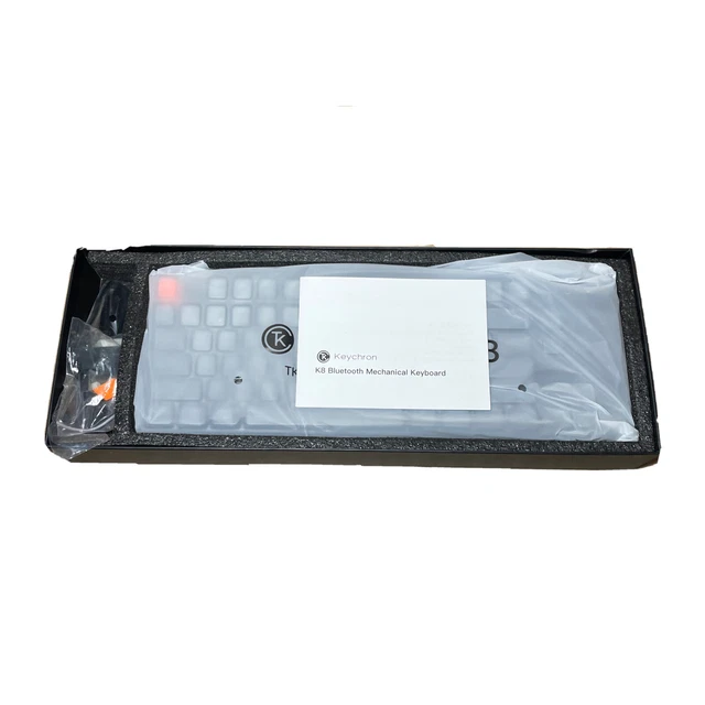 KEYCHRON K8 TKL Bluetooth Mechanical Keyboard Gateron Optical BLUE