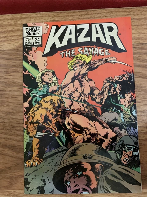 Ka-Zar The Savage 24, Wraparound Cover, Marvel Comics, March 1983,