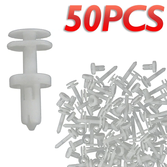 50pcs DOOR TRIM PANEL PUSH TYPE RETAINER CLIP for 15960325 GM CHEVROLET GMC 7mm