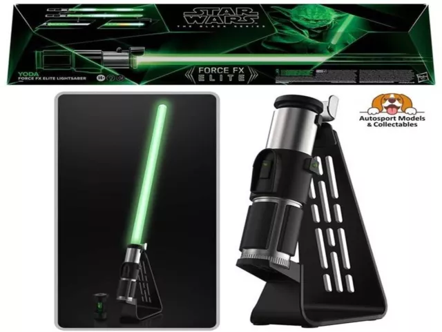 Star Wars : Black Series Yoda Force FX Elite Electronic Lightsabre Prop Replica
