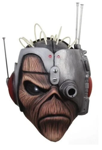Trucco o scherzo maschera Iron Maiden Somewhere In Time Eddie - Nuovo