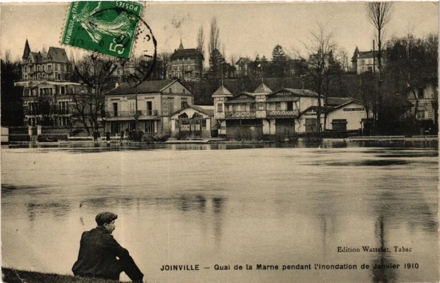 CPA JOINVILLE Quai de la Marne during the Flood (600357)