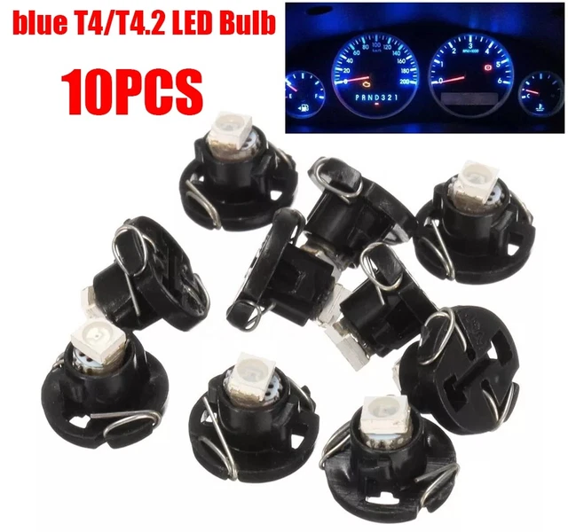 thumbnail image 2 of 20Pcs T4 T4.2 1SMD Instrument LED Bulbs - Neo Wedge, Dash Gauge Lights, Pink 2 of 4
