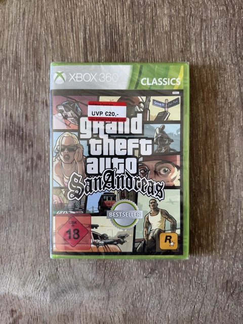 Prix de Grand Theft Auto: San Andreas sur PAL Xbox 360 | Comparer les Prix en Loose, Complet, Neuf