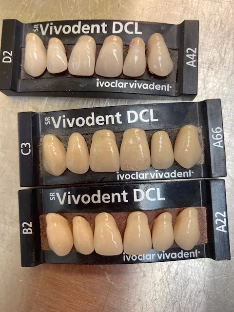Ivoclar Blueline Denture Teeth 14 Anterior Sets