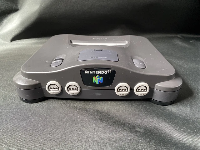 BLACK NINTENDO 64 / N64 Console NTSC - RGB Board - DeBlur - Borti4938 ...