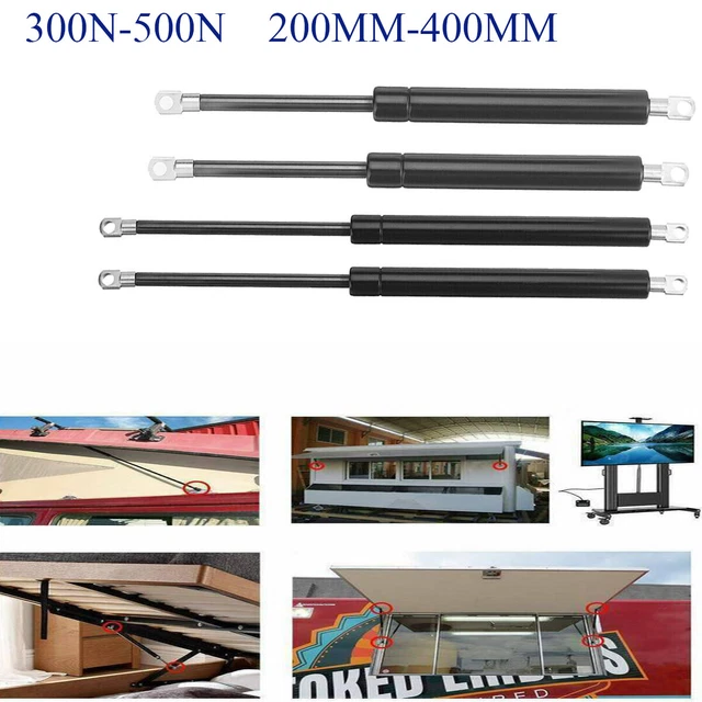 Gasdruckfeder Länge 200mm-400mm Gasdruckdämpfer 300N - 500N Gasfeder M6 Gewinde
