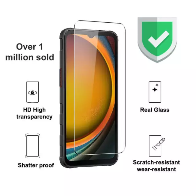 2x Verre Trempé pour Samsung Galaxy Xcover 7 Protection écran Clear 3