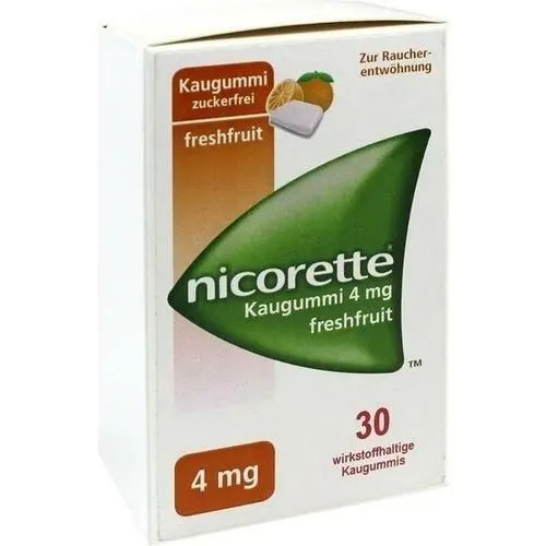 NICORETTE 4 mg freshfruit Kaugummi 30 St PZN 7274829