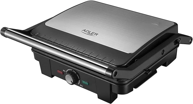 Piastra Per Panini E Griglia Ufesa - 1000W, Antiaderente, Apertura 180° - Foto 7