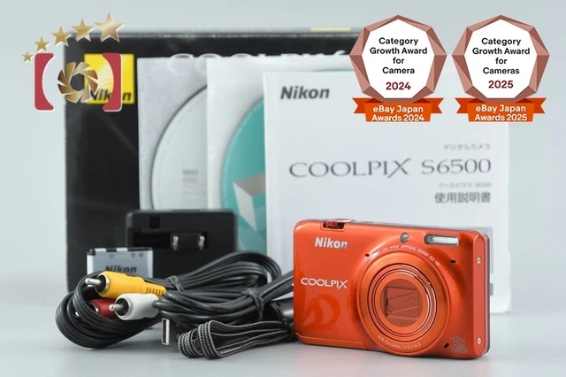 CÁMARA DIGITAL NIKON COOLPIX S6500 naranja mandarín 16,0 MP con